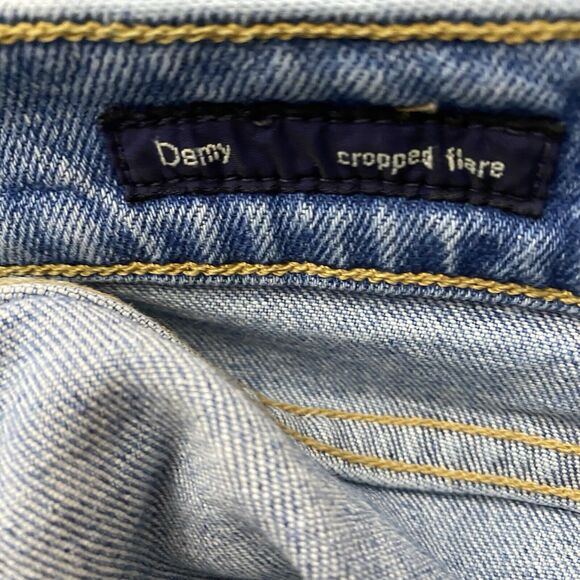 Citizens of Humanity Jeans COH Floral Tapestry Side Demy Cropped Flare Boho 29 - Picture 5 of 9